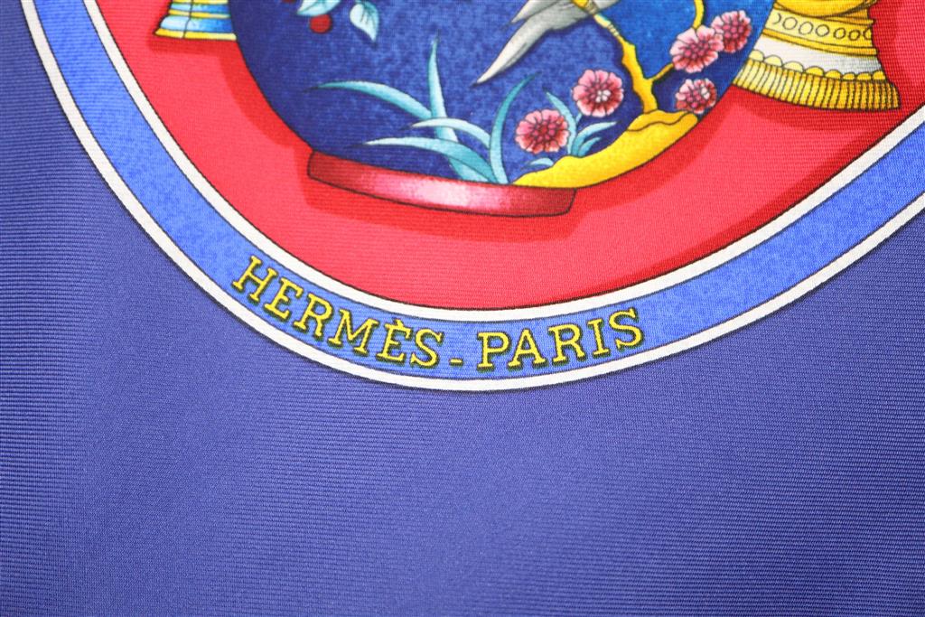 A Hermes, Paris, silk scarf, Quimporte le Flacon...Pourvu quon ait Livresse,